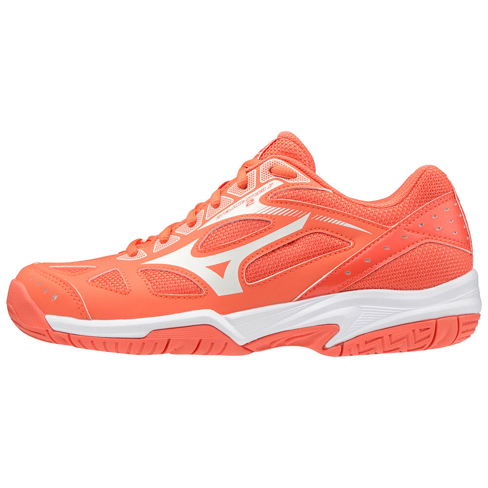 Mizuno Men's Cyclone Speed 2 Volleyball Shoes Coral/white (V1GD191059-LBT)